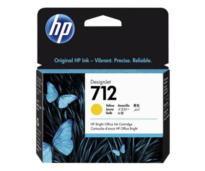 Tusz HP 712 yellow 29ml